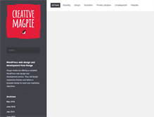 Tablet Screenshot of creative-magpie.com